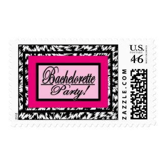 Bachelorette Party postage stamp stamp