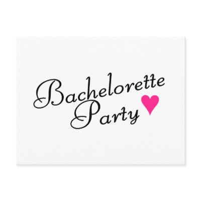 Bachelorette Party Postcards