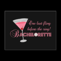 Bachelorette Party postcards