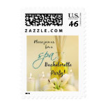 Bachelorette Party Spa Invite postage