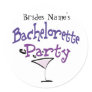 Bachelorette Party Stickers