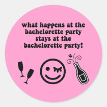 Bachelorette Party stickers