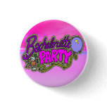 Bachelorette Party Time Pinback Button