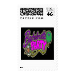 Bachelorette Party Time Postage Stamps
