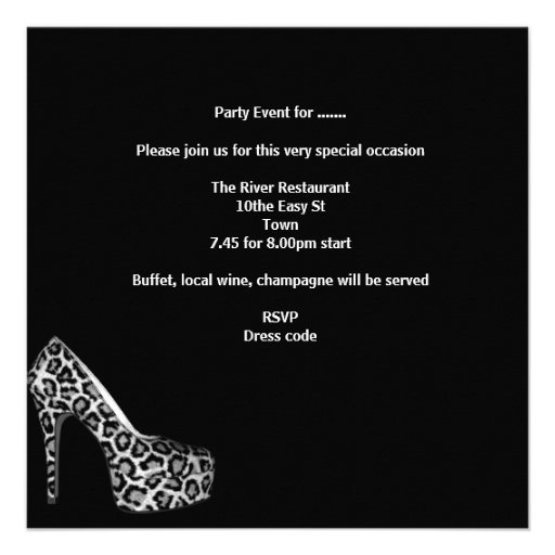 Bachelorette Party White Corset Pink Leopard Custom Invitations