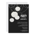 Bachelorette Party White Wedding Lanterns Invite