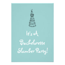 Bachelorette Slumber Party Invitation invitations