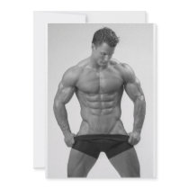Bachelorette Stripper Party Invitation
