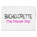 Bachelorette The Friendly One Cards