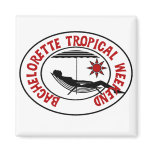 Bachelorette Tropical Weekend Tshirts and Gifts Refrigerator Magnets