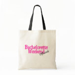 Bachelorette Weekend (Official/Pink) Canvas Bags
