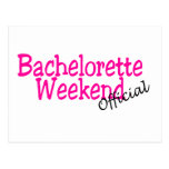 Bachelorette Weekend (Official/Pink) Postcard