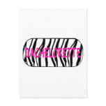 Bachelorette (Zebra Stripes) Postcards