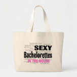 Bachelorettes atractivo en la casa bolsa lienzo