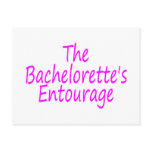 Bachelorette's Entourage Postcards