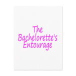 Bachelorette's Entourage Postcards