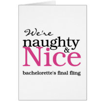 Bachelorettes Final Fling Pink Greeting Cards