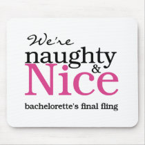 Bachelorettes Final Fling Pink mousepads
