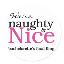 Bachelorettes Final Fling Pink Stickers