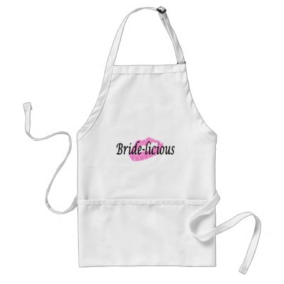Bachelorettes (Pink Lips) Apron by CelebrationZazzle
