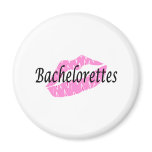 Bachelorettes (Pink Lips) Fridge Magnets