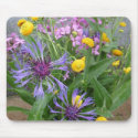Bachelor's Buttons mousepads