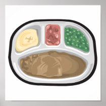 Bachelor's Dinner Tv Frozen Entree Print