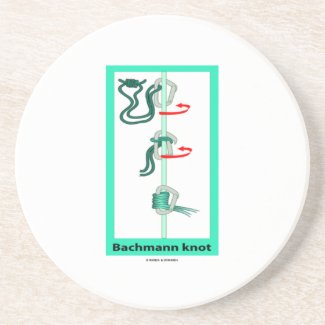 Bachmann (Bachman) Knot Friction Hitch Beverage Coaster