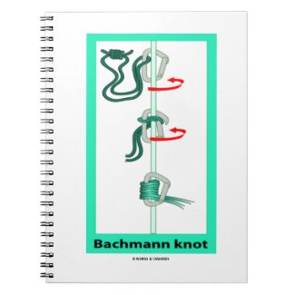 Bachmann (Bachman) Knot Friction Hitch Spiral Notebooks