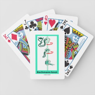 Bachmann (Bachman) Knot Friction Hitch Bicycle Playing Cards
