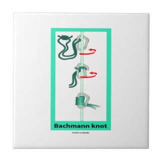 Bachmann (Bachman) Knot Friction Hitch Small Square Tile