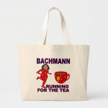Bachmann Running for the Tea Canvas Bags