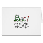 Baci (Kisses) 25 Cents Card