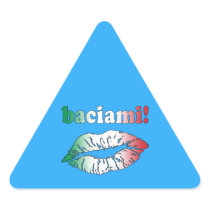 Baciami Kiss Me in Italian Fun Party Flirt Sticker