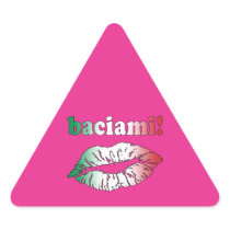 Baciami Kiss Me in Italian Fun Party Flirt Stickers