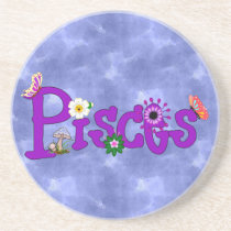 back010, Pisces Flowers coasters