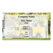 Back at the Firehouse business cards