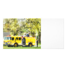 Back at the Firehouse Photo Card