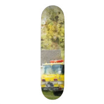 Back at the Firehouse skateboards