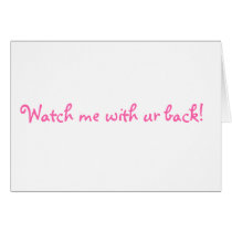 Back Dust Card