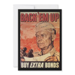 Back 'Em Up World War 2 Custom Invitation