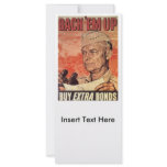 Back 'Em Up World War 2 Rack Card
