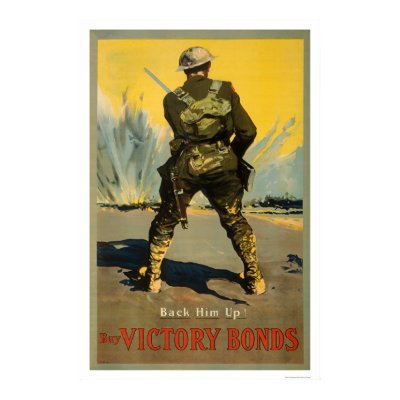 Back him up!  Buy Victory Bonds Print by lc_wpa