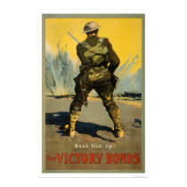 Back him up! Buy Victory Bonds posters by lc_wpa Back him up! Buy Victory Bonds posters