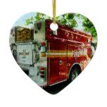 Back Of Fire Truck Christmas Tree Ornaments