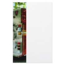 Back of Fire Truck Personalized Stationery