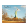 back of liberty post card