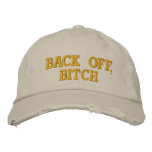 Back Off, Bitch Embroidered Baseball Caps