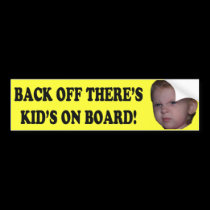 'BACK OFF!' Bumper Sticker bumper stickers