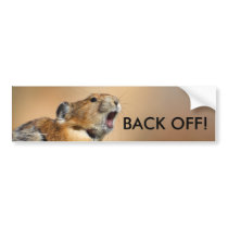Back Off Bumper Sticker bumper stickers by WorldDesign Back Off Bumper Sticker bumper stickers
